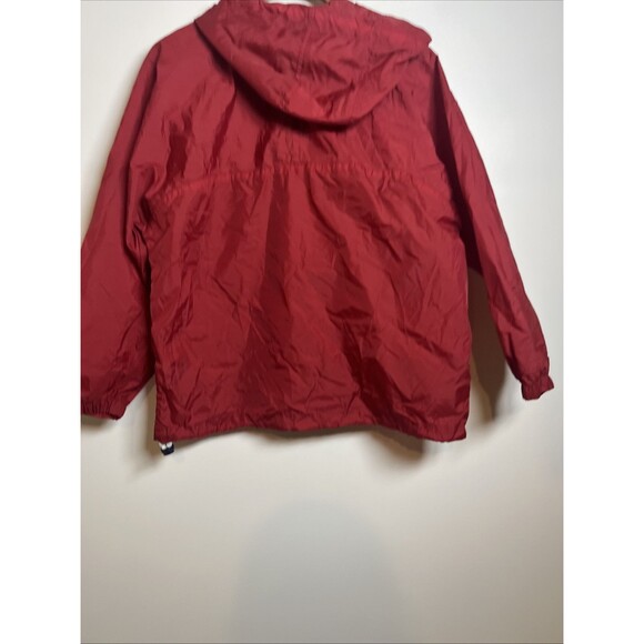 Tommy Hilfiger Red Windbreaker Size L 1/4 Zip - Picture 4 of 4